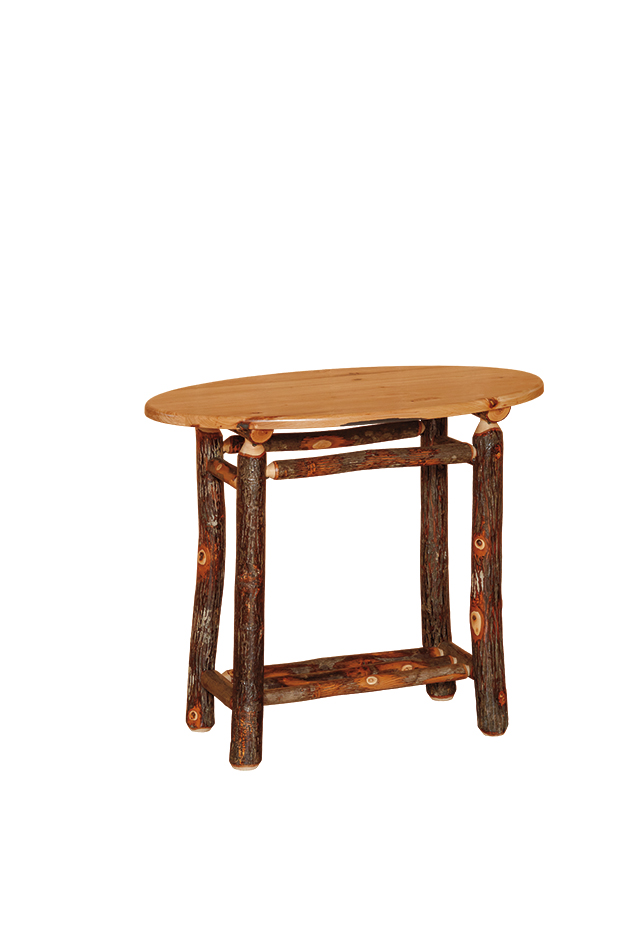 Oval End Table