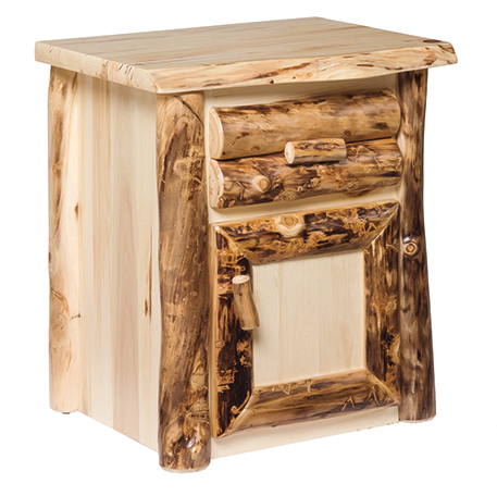 Colorado Aspen One Drawer / One Door Nightstand