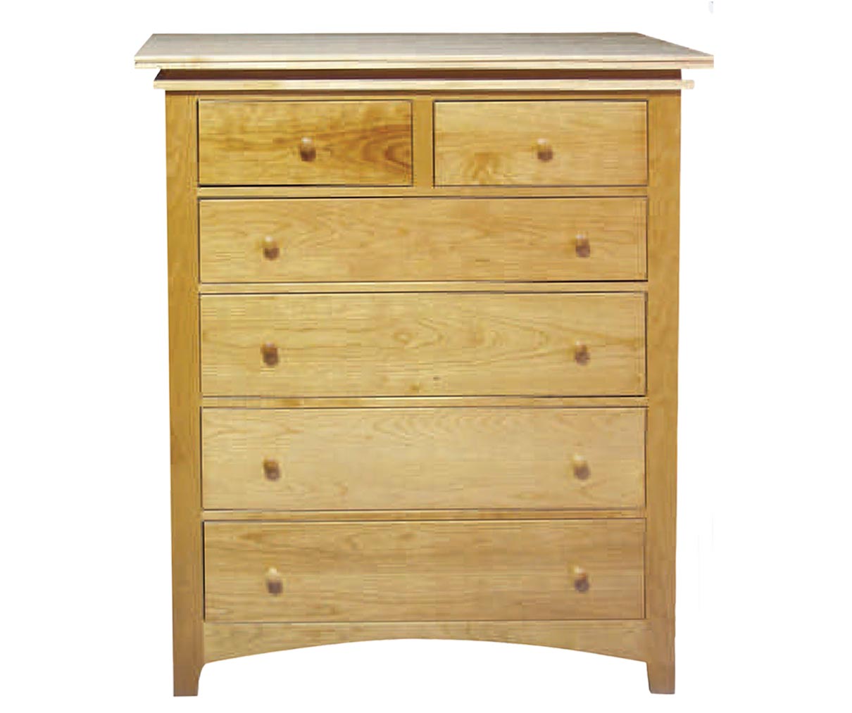 Maple Creek 6 Drawer Chest — 49 ½ H x 42 W x 23 D