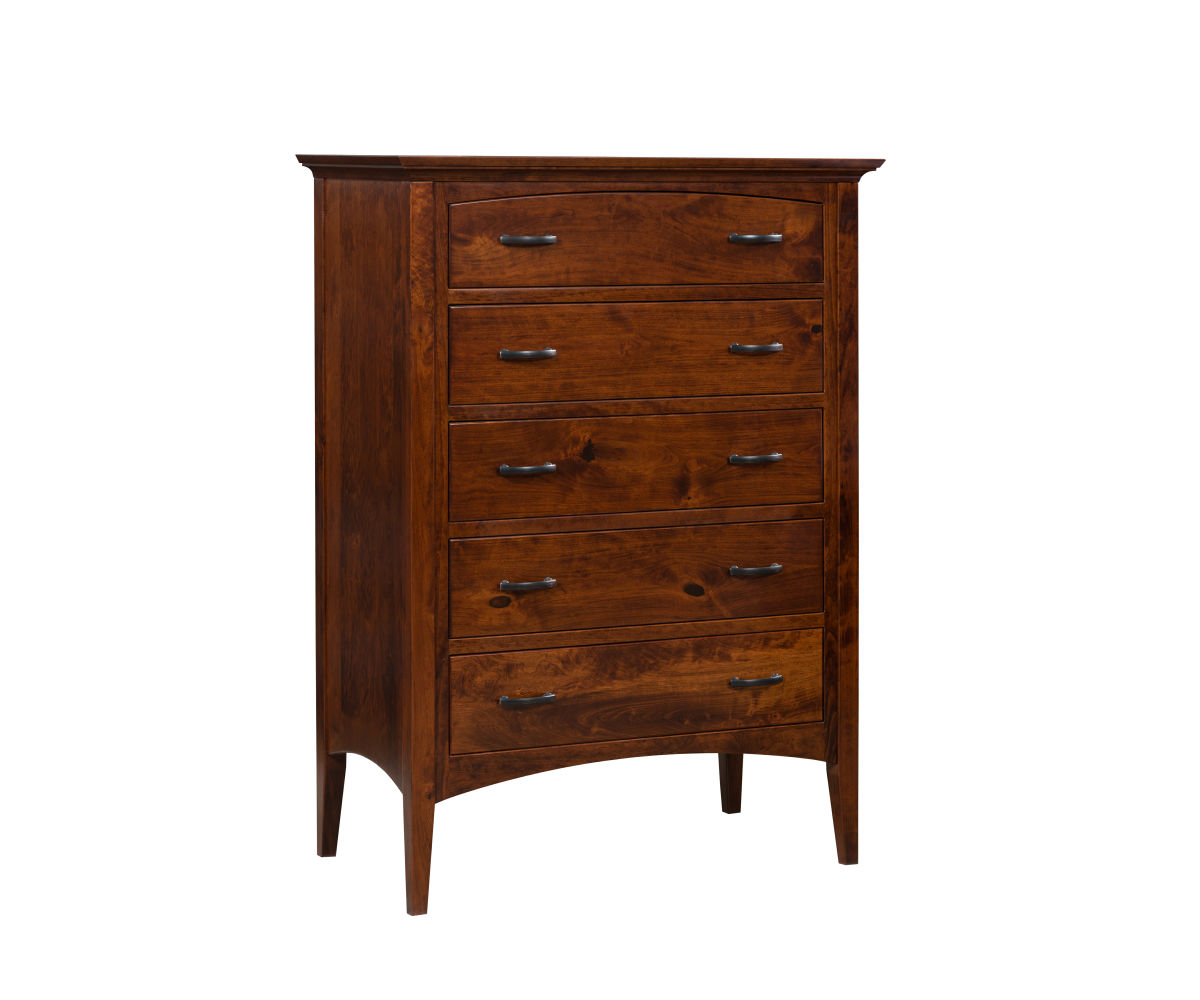 New Haven 5 Drawer Chest — 60 H x 43 5/8 W x 22 11/16