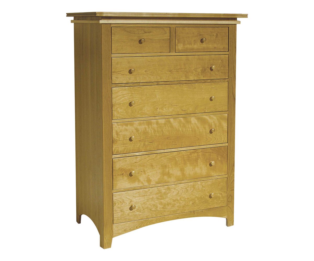 Maple Creek 7 Drawer Chest — 58 ¼ H x 42 W x 23 D