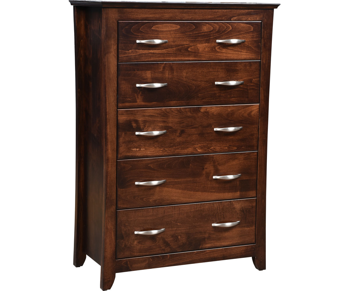Wilmington 5 Drawer Chest — 52 H x 36 W x 18 D — WM-1710
