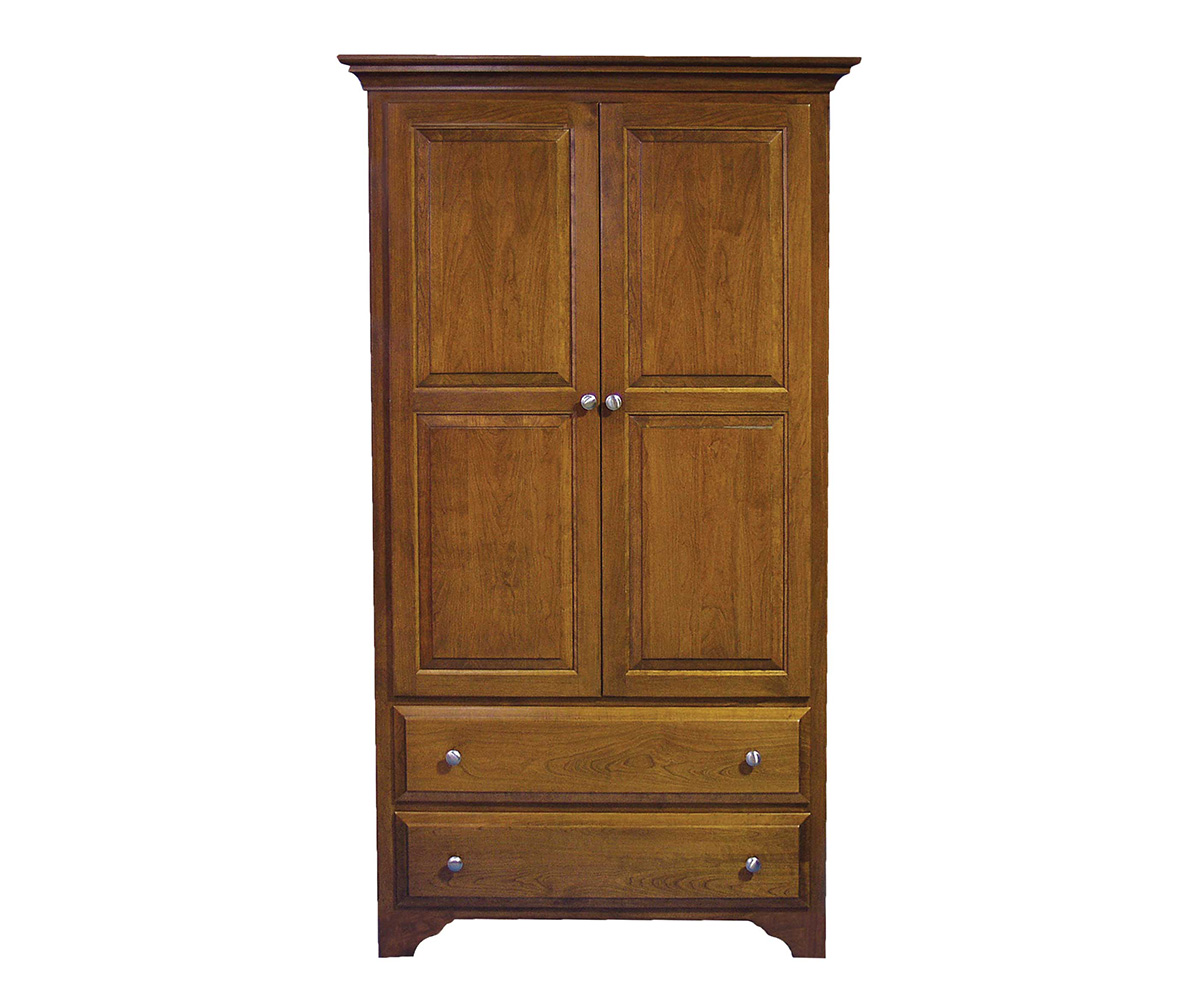 Richfield 2 Drawer Armoire — 80 H x 44 ¼ W x 23 3/8 D