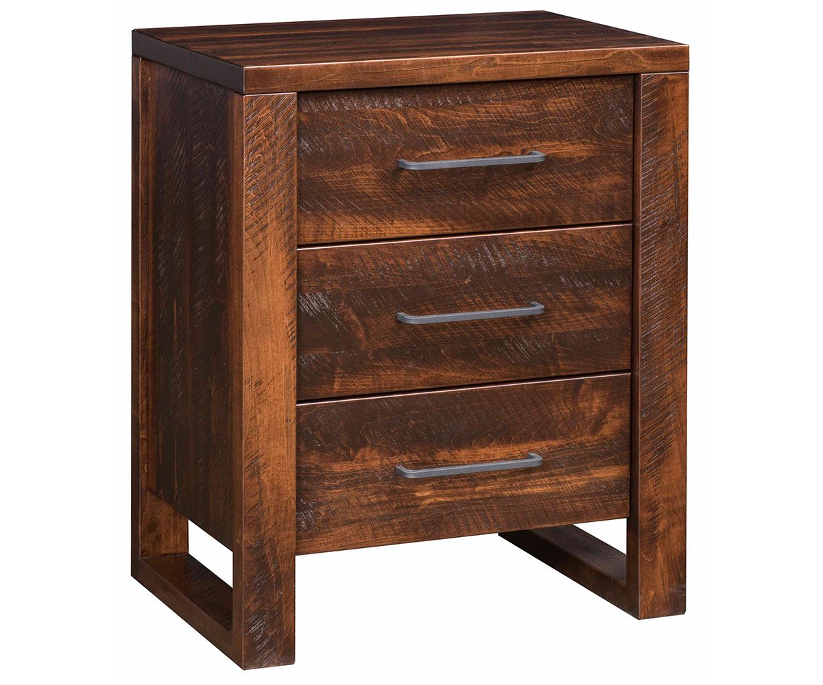 Branson 3 Drawer Nightstand — 32 1/8 H x 26 W x 17 ¾ D