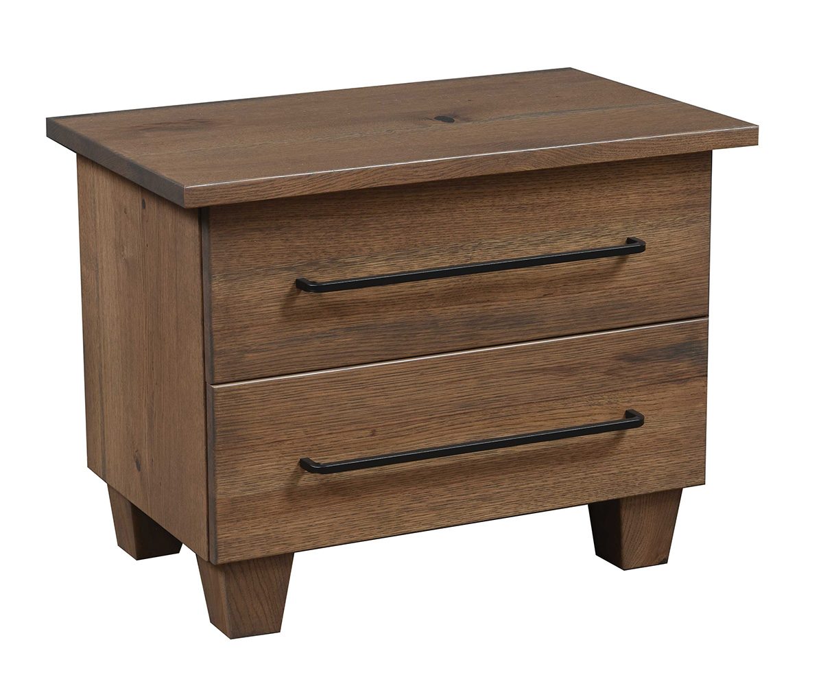 Grand Sequoia 2 Drawer Nightstand — 21 3/8 H x 28 W x 17 ¼ D