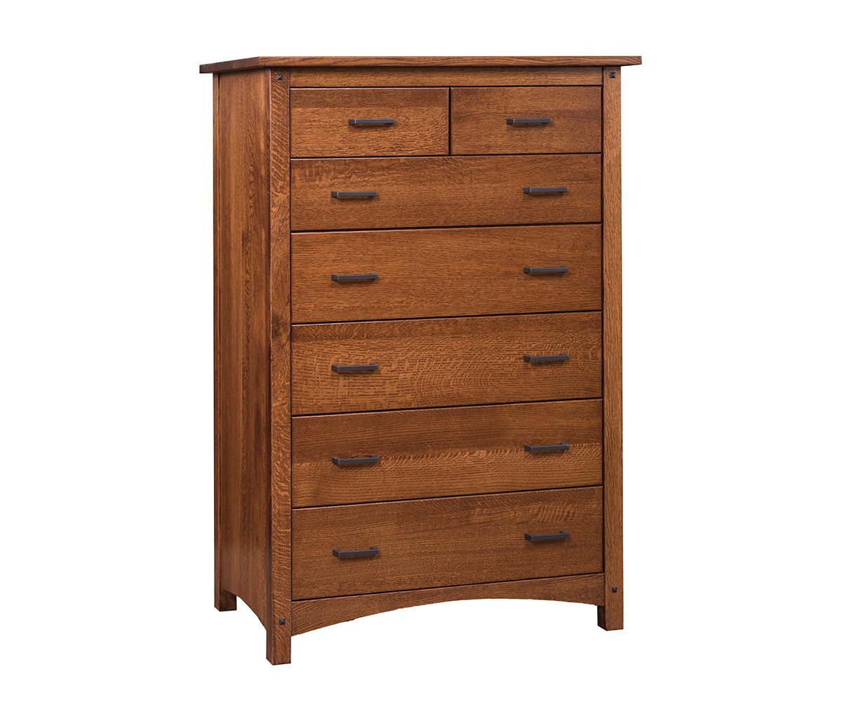 Emory Grand 7 Drawer Chest — 60 ¼ H x 40 ½ W x 22 ½ D