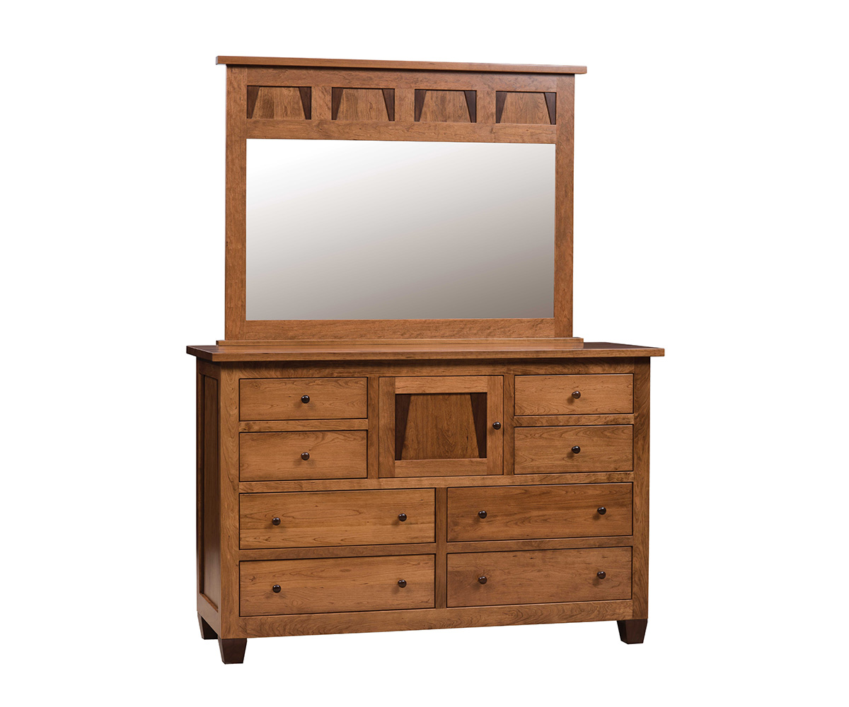 Bolder Creek High Dresser with Door — 44 ¼ H x 65 ½ W x 22 ¾ D