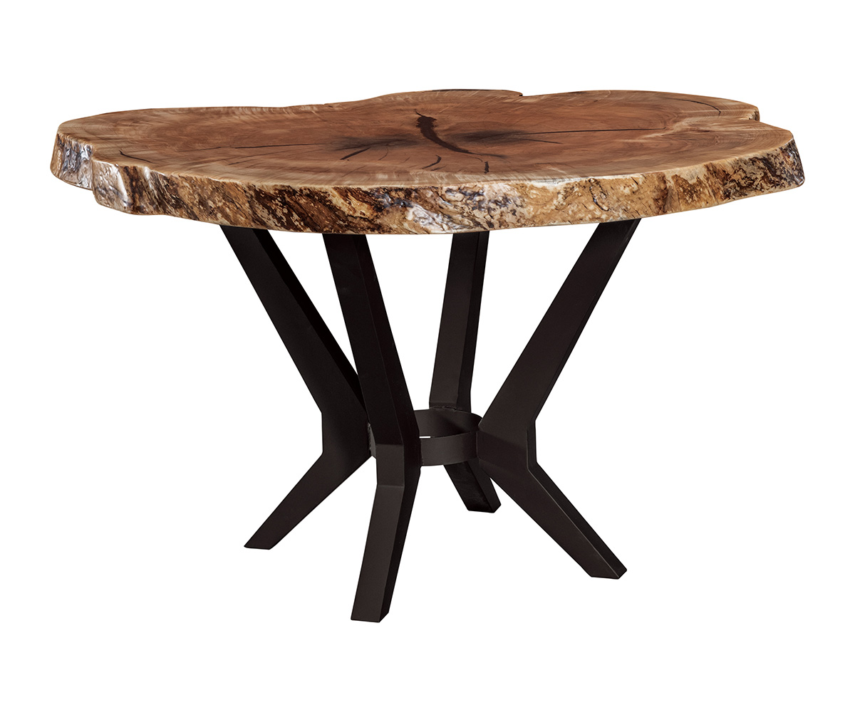 Serenity Metal Dining Table Base — 30" High