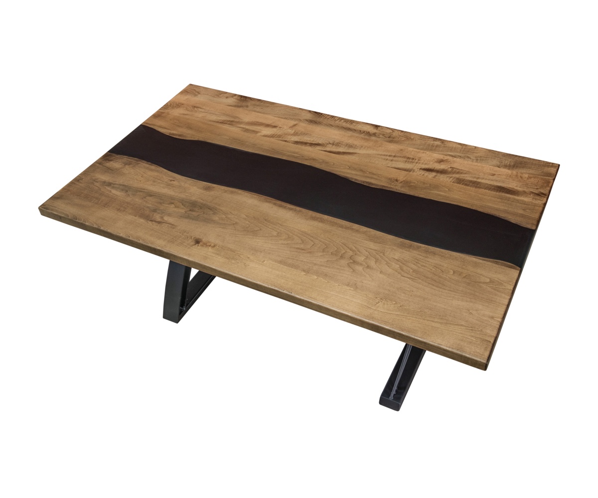 Mirage Metal Dining Table Base — 30" High
