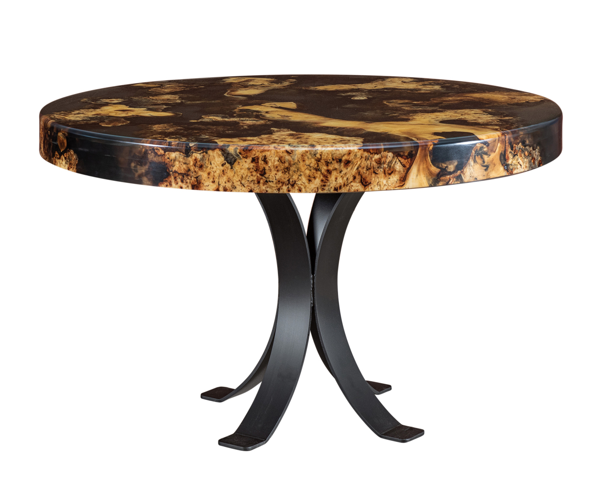 Impression Metal Dining Table Base — 30" High