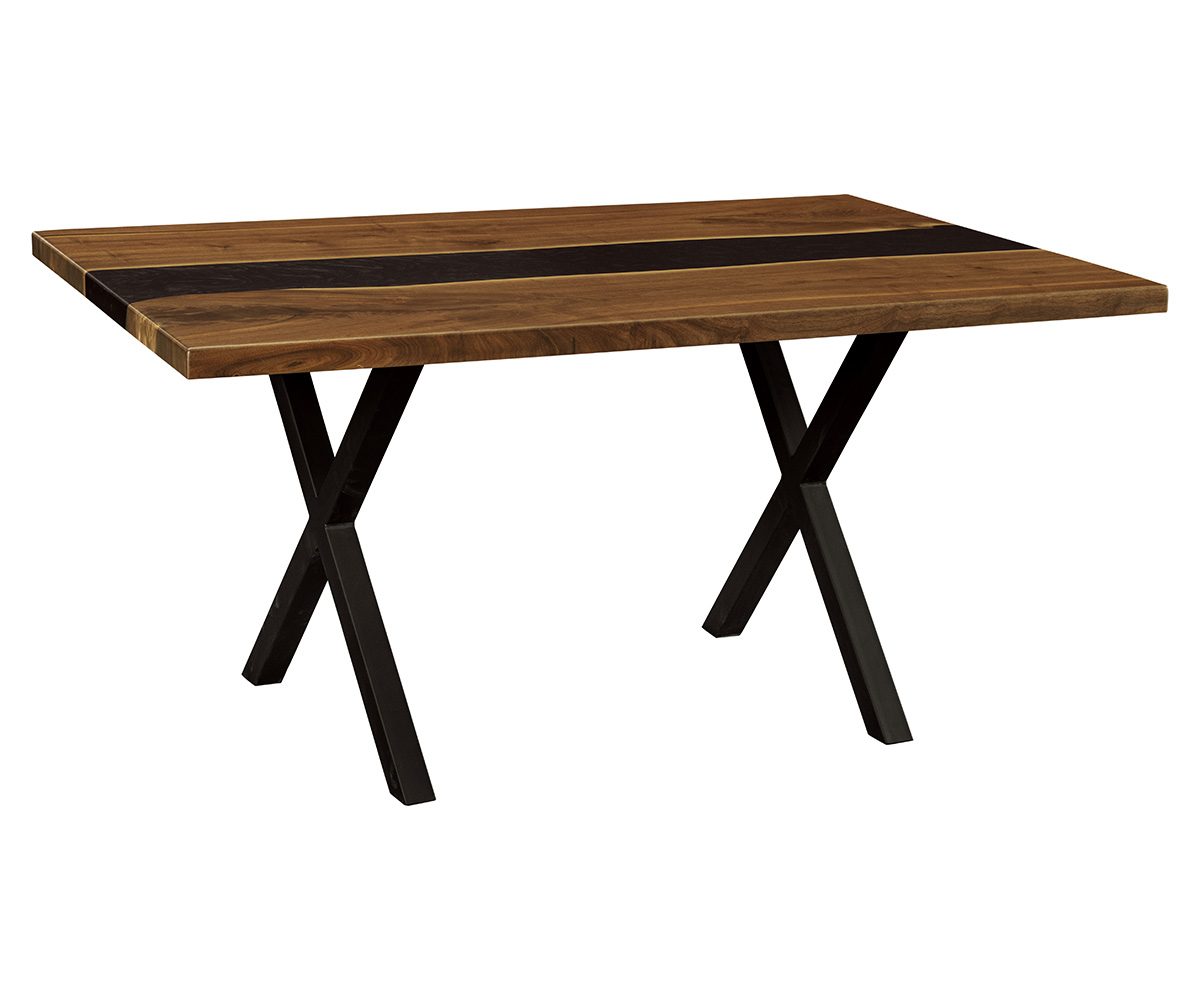 Lexa Metal Dining Table Base — 30" High