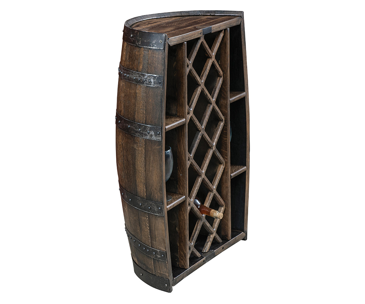 Full Barrel Wine Rack