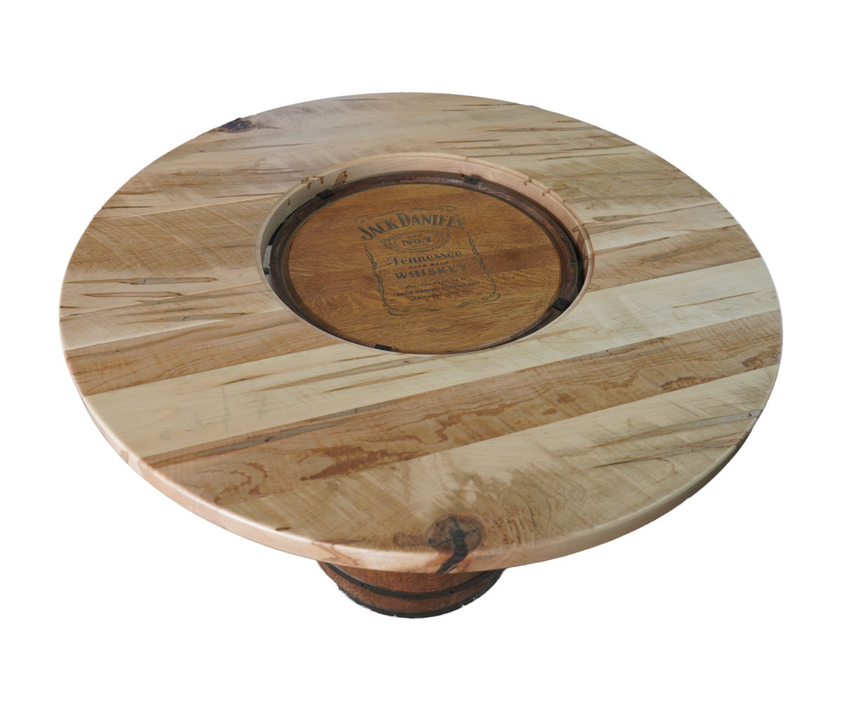 48" Round Jack Daniels Barrel Tab le