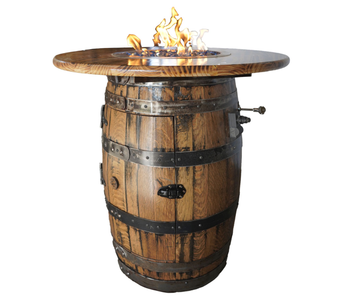 Half Barrel Fire Pit