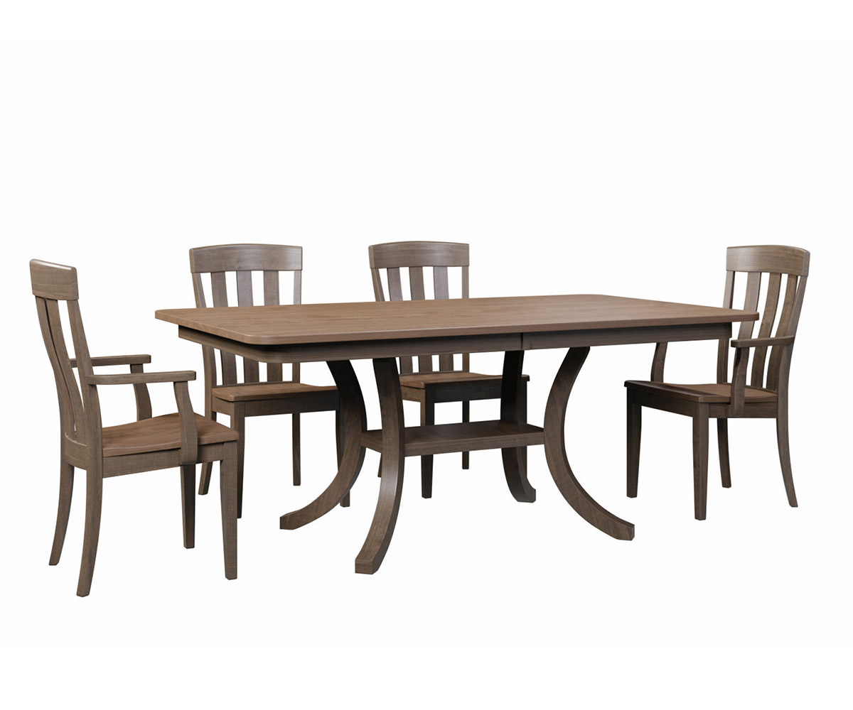Carlisle Double Pedestal Table