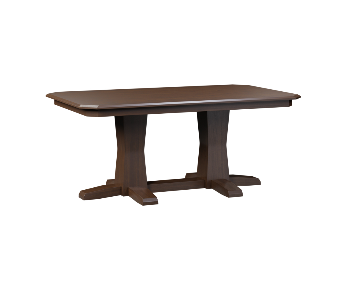 Shaker Double Pedestal Table