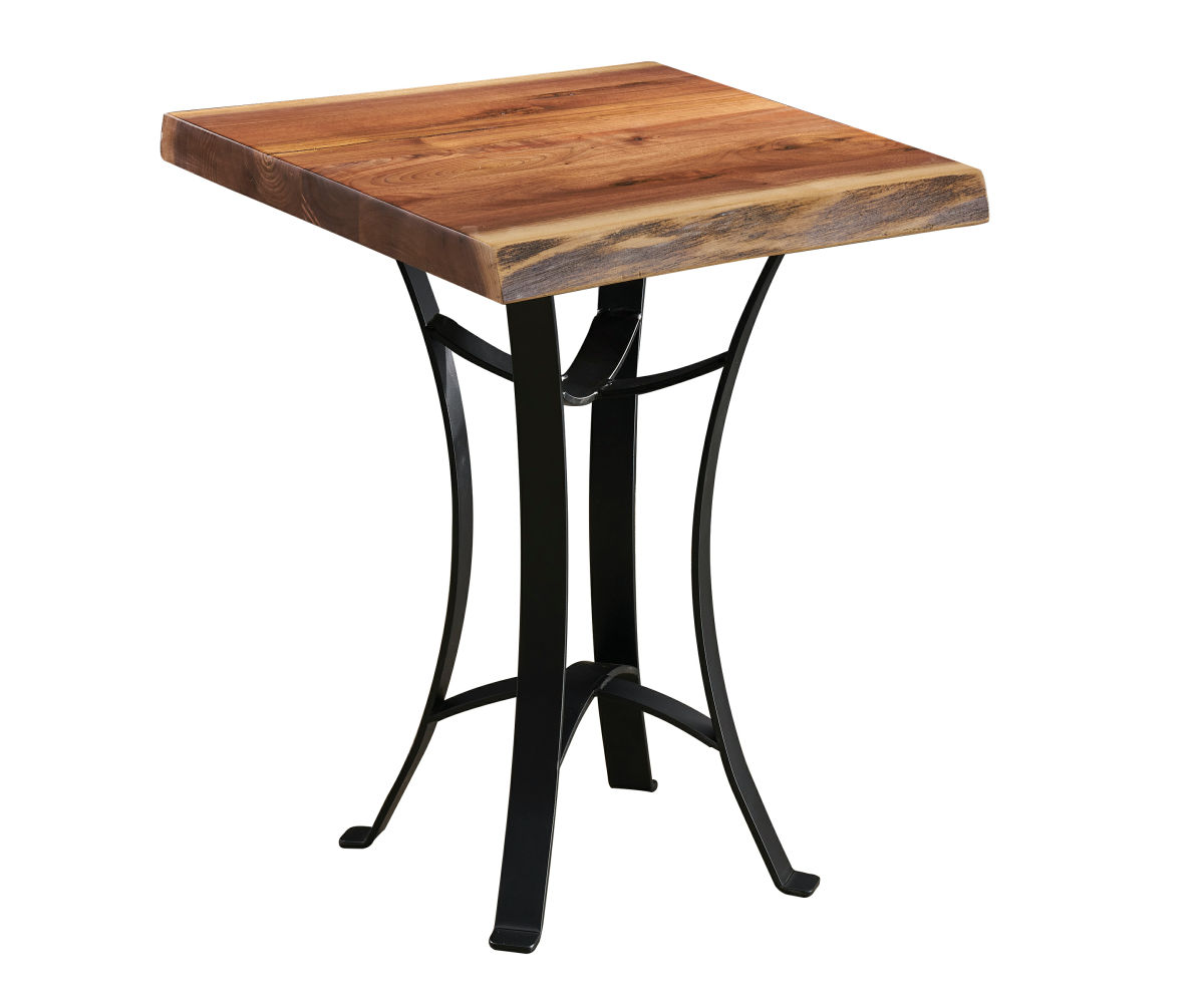 End Table with Golden Gate Pedestal — 20" x 20"