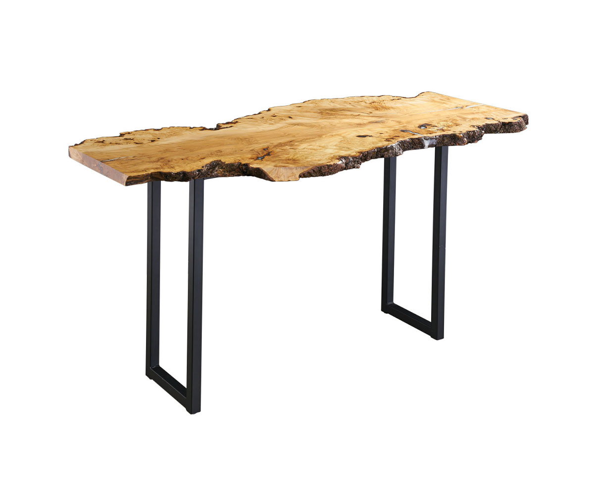 Maple Sofa Table with Rochester Base — 26" x 68"