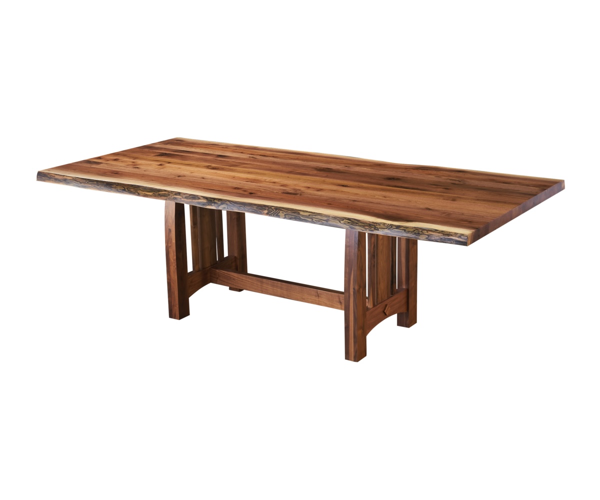 Dining Table with Boulder Creek Base — 40" x 84"