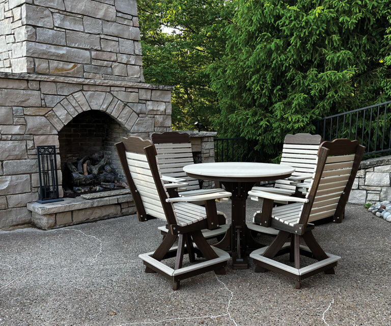 Counter Height Poly Table Set