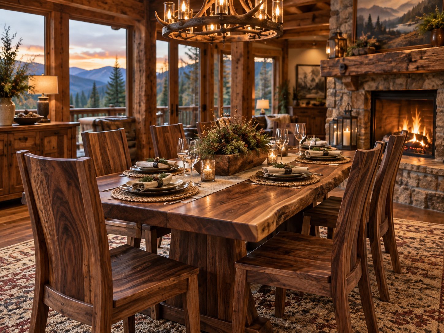 Walnut dining